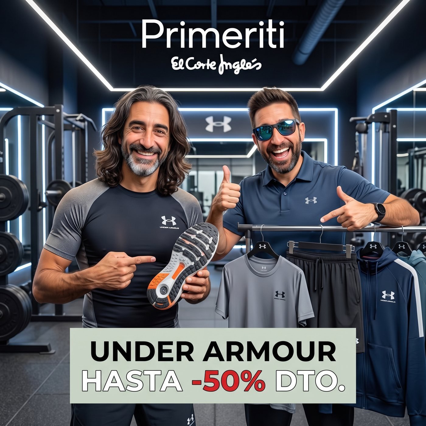 UNDER ARMOUR - 50% DE DESCUENTO - PRIMERITI