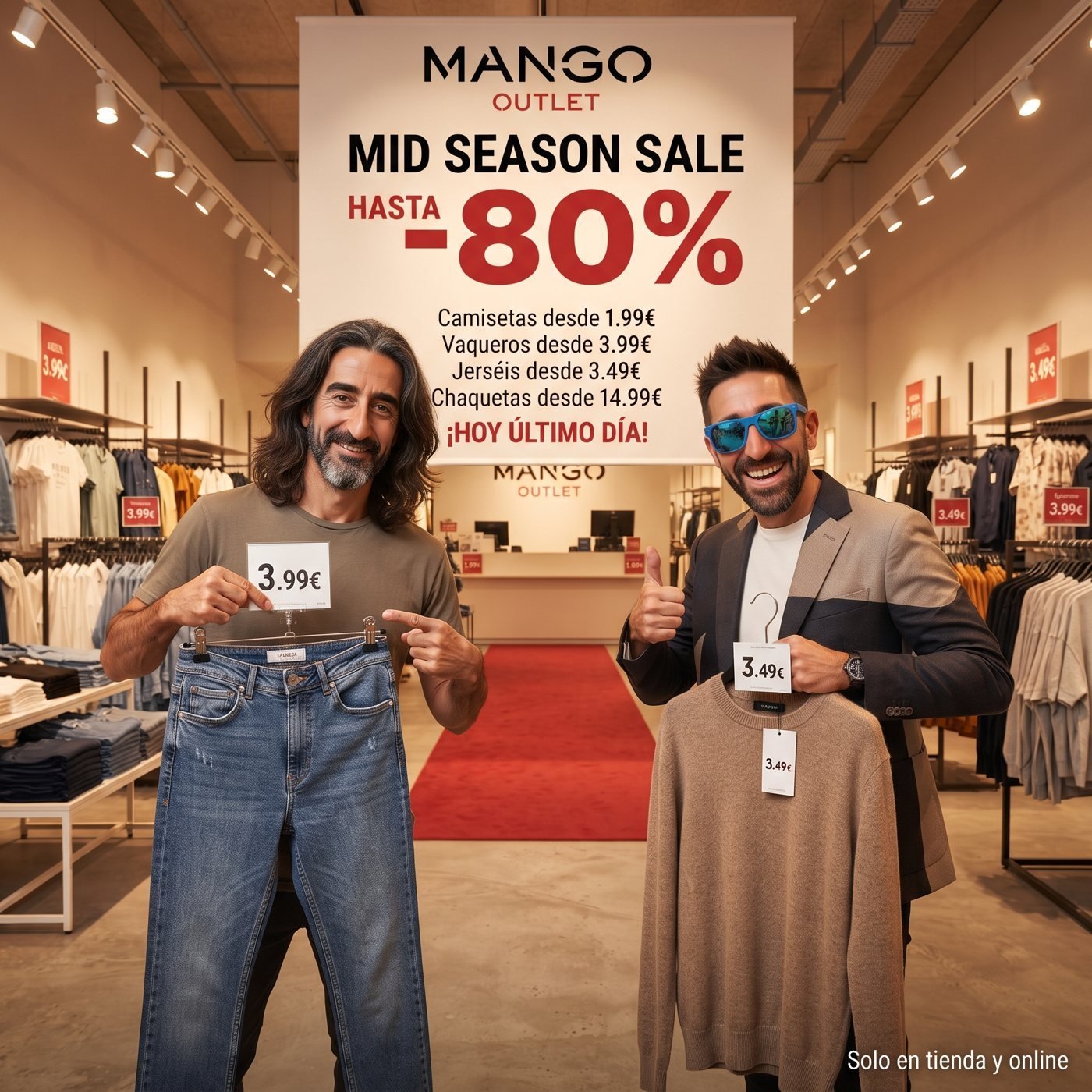 FIN DE LA MID SEASON SALE DE MANGO OUTLET
