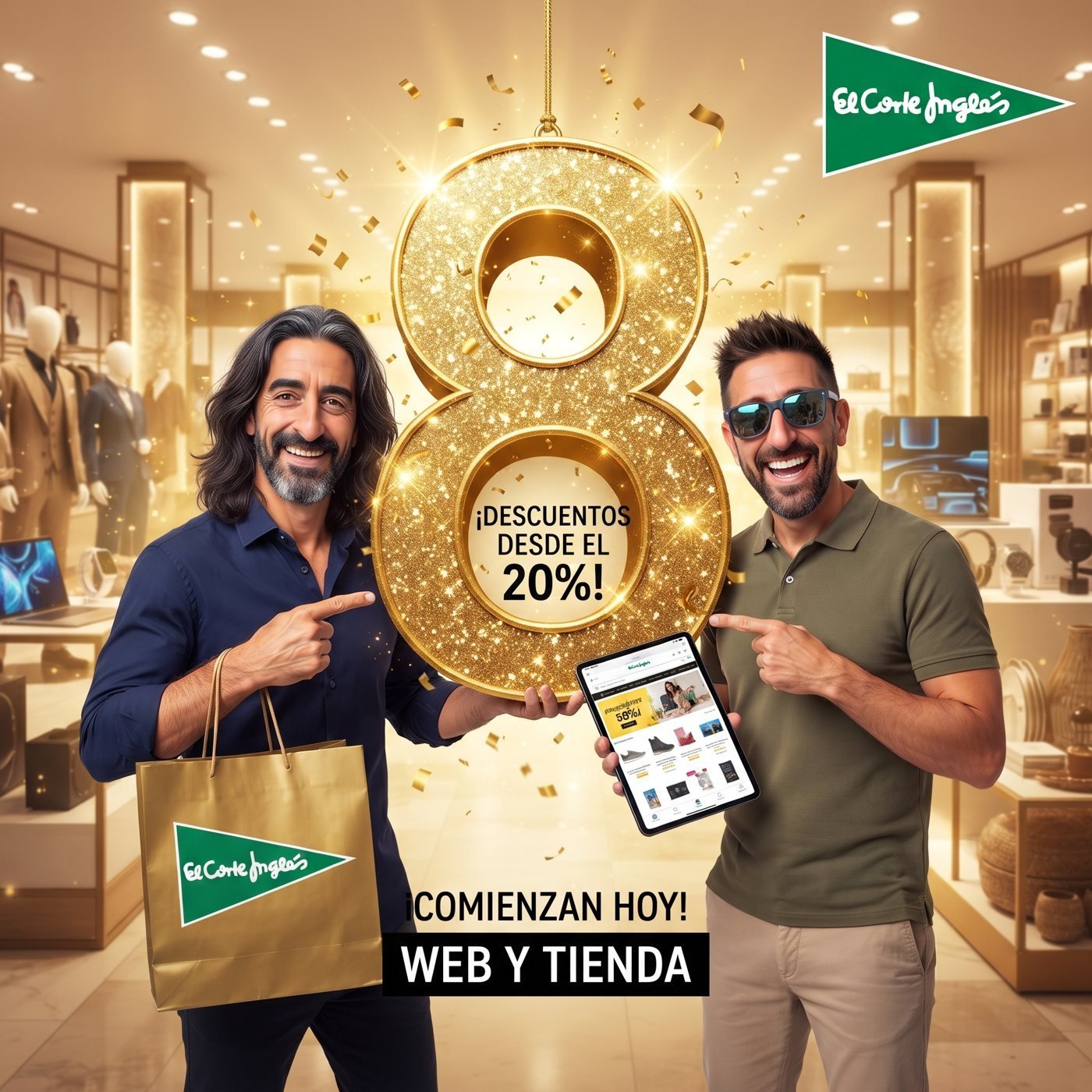 ¡¡Empiezan LOS 8 DÍAS DE ORO de El Corte Inglés!! 🏆✨