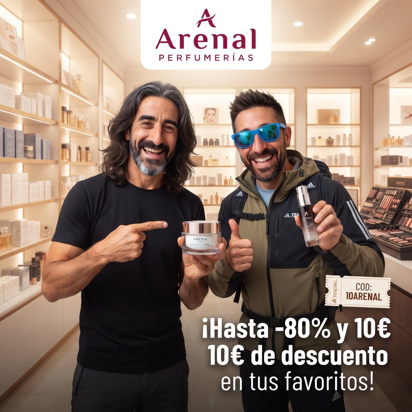 CÓDIGOS DE DESCUENTO ARENAL PERFUMERÍAS