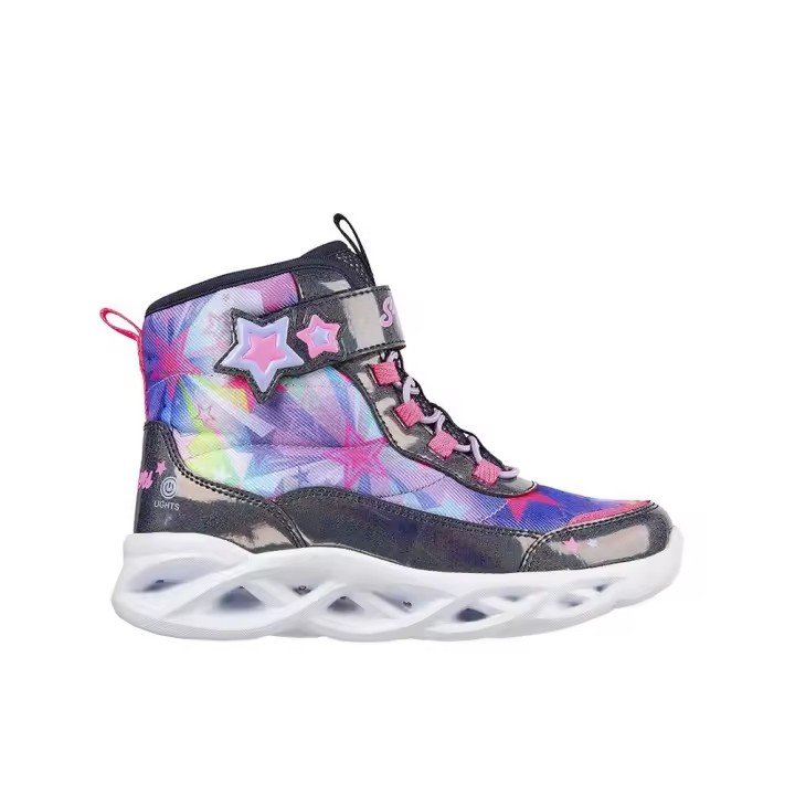BOTINES SKECHERS MULTICOLOR NIÑO