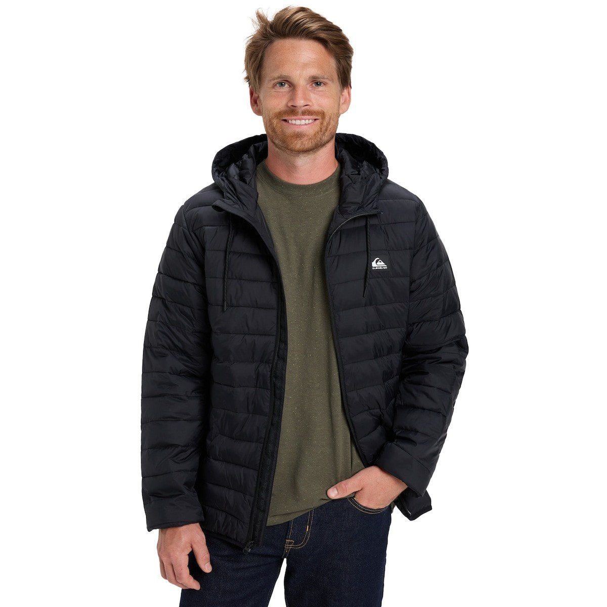 CHAQUETA SCALY HOOD QUICKSILVER NEGRA