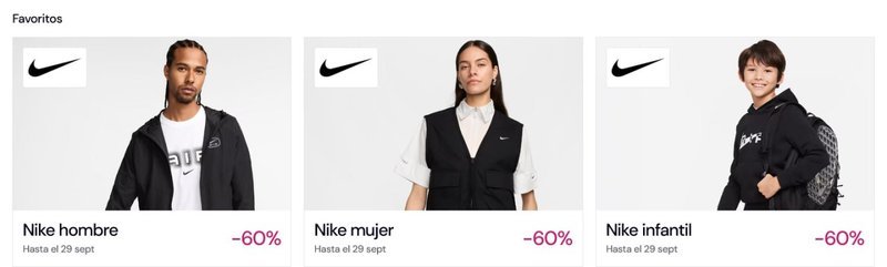 Si estabas esperando el momento perfecto para renovar armario o calzado de marca, atiende: la web de liquidaciones de El Corte Inglés acaba de soltar su nueva campaña con hasta un 60% de descuento en NIKE