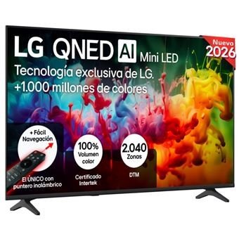 TV LG 55QNED72B6B 4K UHD