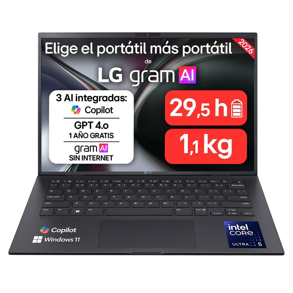 PORTÁTIL LG GRAM 14ZB90S-G.AA55BN