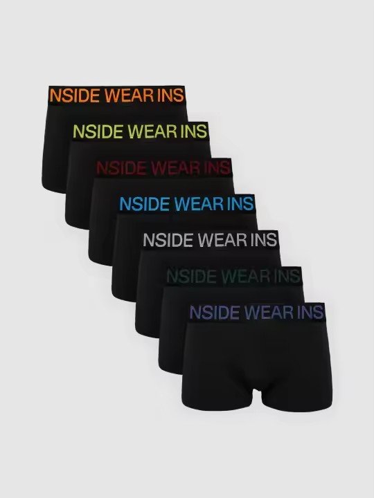 PACK DE 7 BOXERS NEGROS