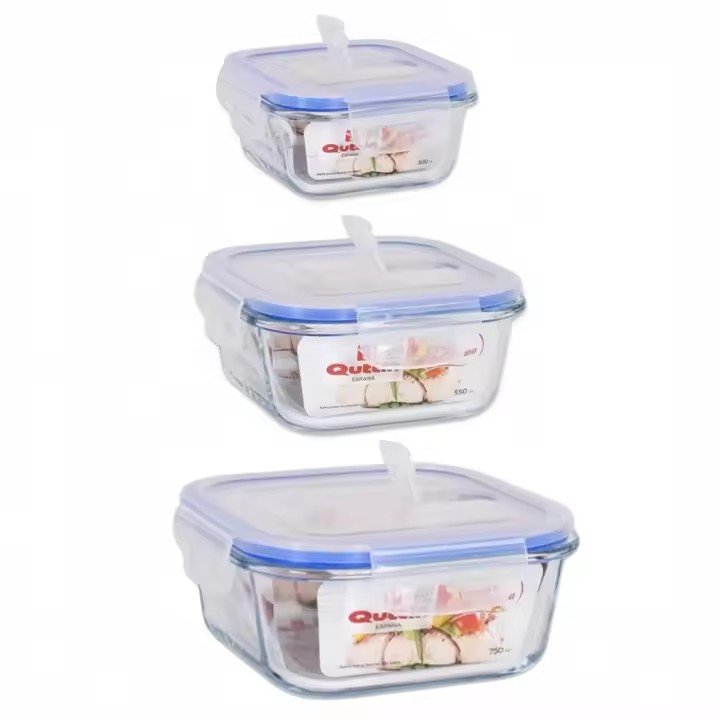 SET 3 FIAMBRERAS CUADRADAS QUTTIN