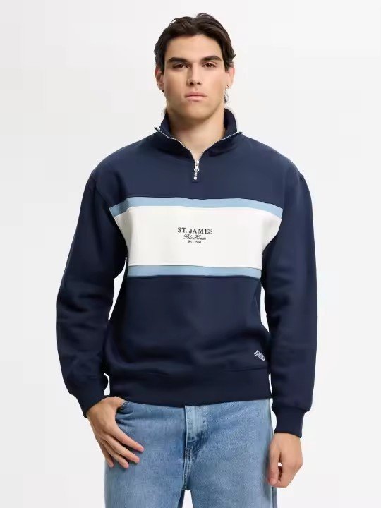 SUDADERA OVERSIZE COLOR BLOCK