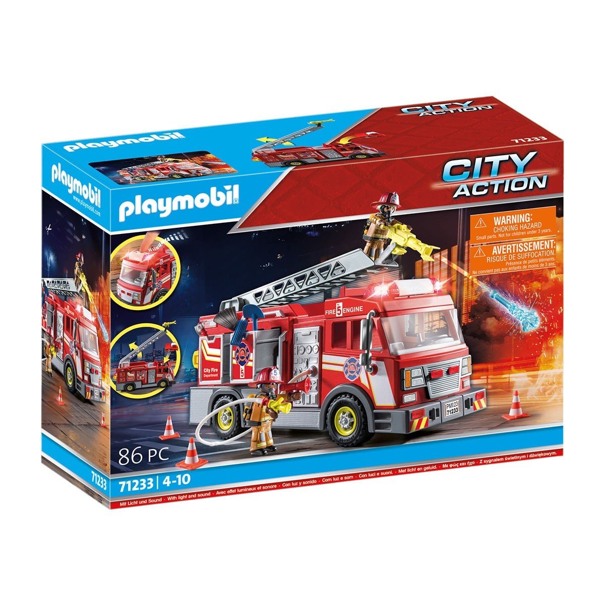 CAMIÓN DE BOMBEROS PLAYMOBIL
