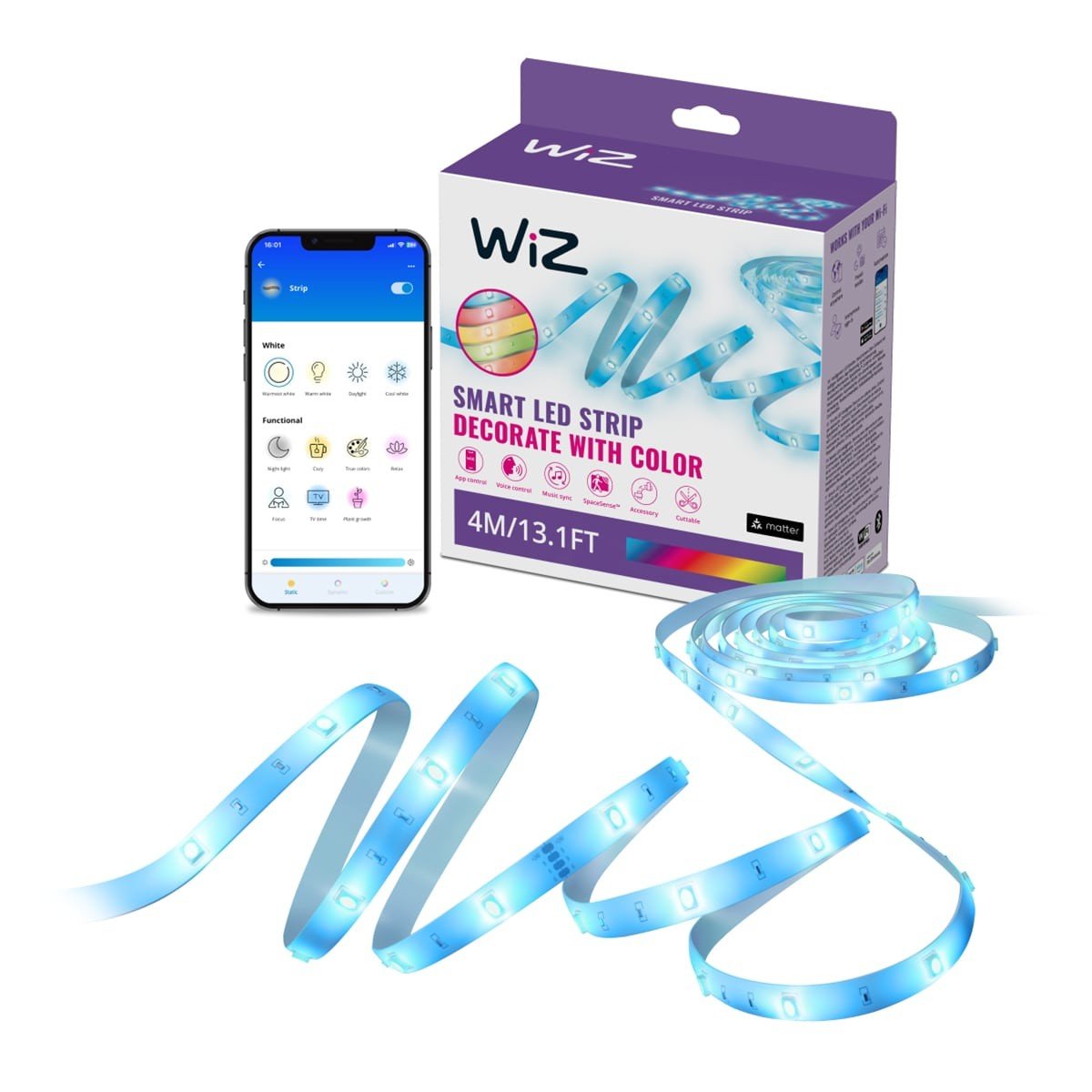 TIRA LED INTELIGENTE WIZ RGB 4M