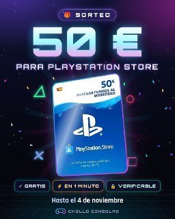 SORTEO: TARJETA PLAYSTATION STORE DE 50 € (ESPAÑA)