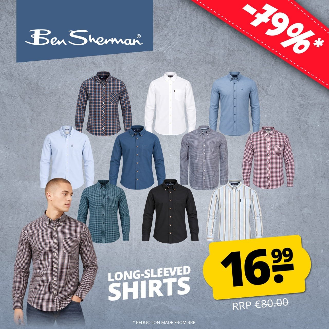 CAMISA DE MANGA LARGA BEN SHERMAN