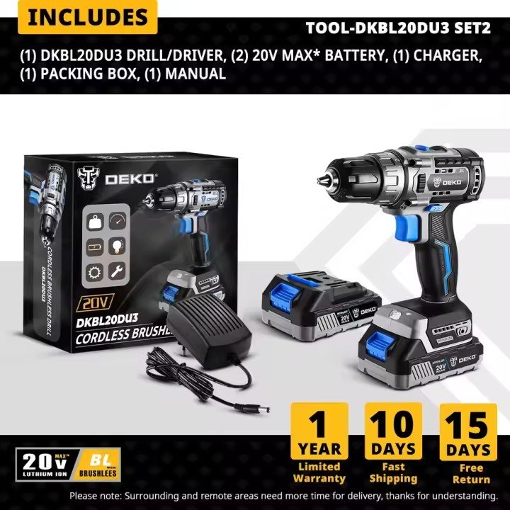 KIT COMBINADO DEKO 20V