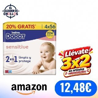 TOALLITAS DODOT SENSITIVE PACK 224