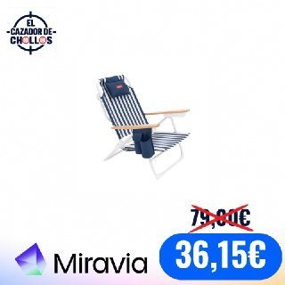 SILLA DE PLAYA PLEGABLE RECLINABLE