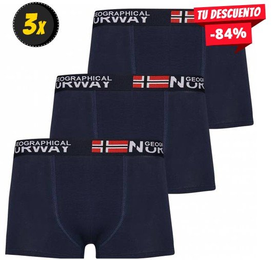 CALZONCILLOS BÓXER GEOGRAPHICAL NORWAY XL