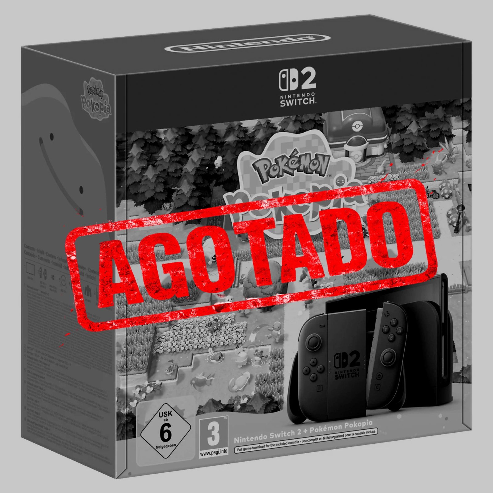 Consola Nintendo Switch 2 + Pokémon Pokopia | Pantalla de 7,9" Full HD HDR 120 Hz | 256 GB de almacenamiento | Joy-Con 2 magnéticos con modo ratón