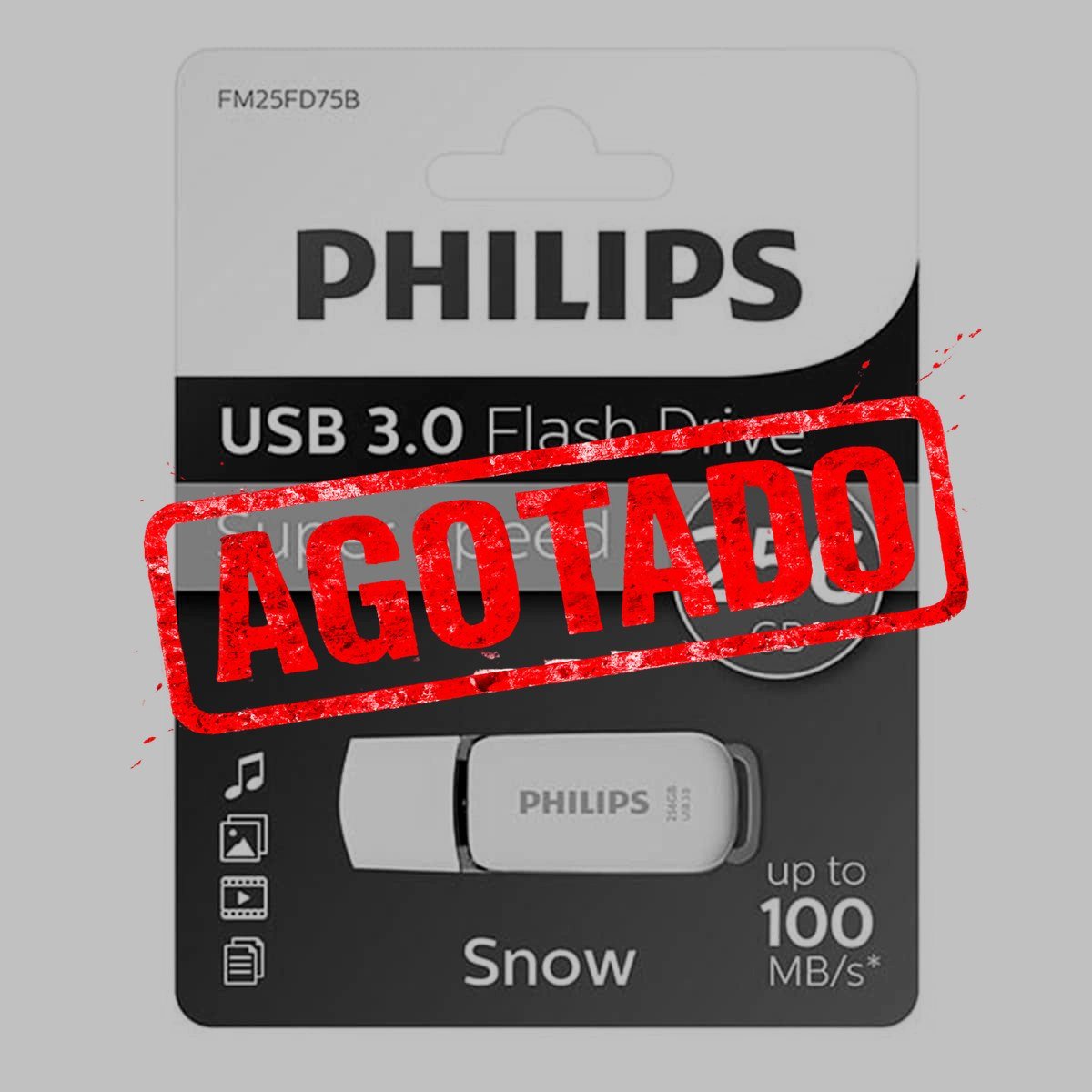 Pendrive Philips Snow Edition 256 GB USB 3.0