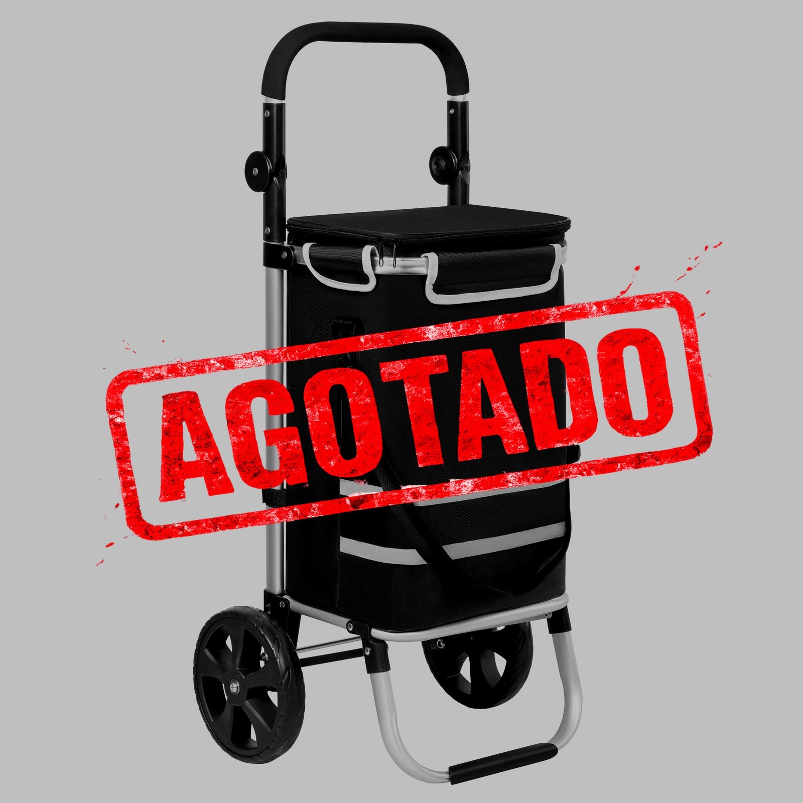 CARRITO DE COMPRAS PLEGABLE T-LOVENDO CON RUEDAS GRANDES
