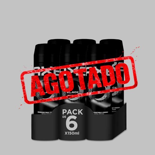 DESODORANTE AXE BODSPRAY BLACK 150ML