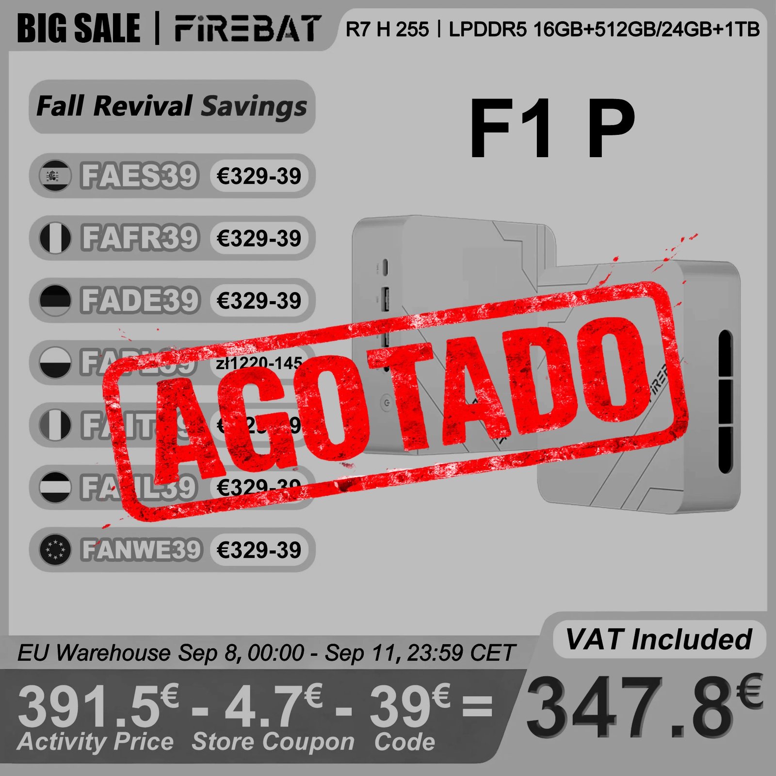 MINI PC FIREBAT F1 P CON AMD RYZEN 7