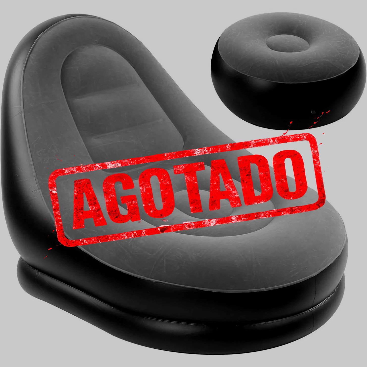 SOFÁ INFLABLE CON REPOSAPIÉS