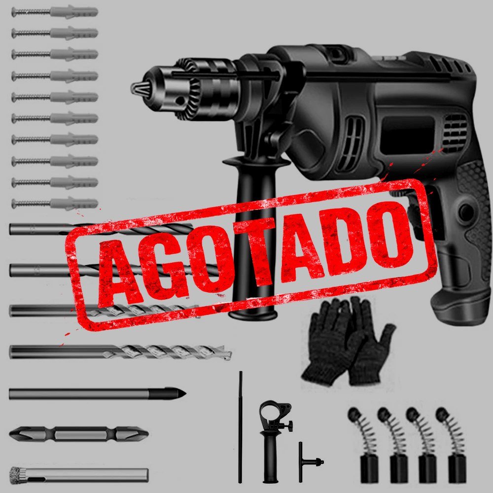 TALADRO PERCUTOR ELÉCTRICO 1500W