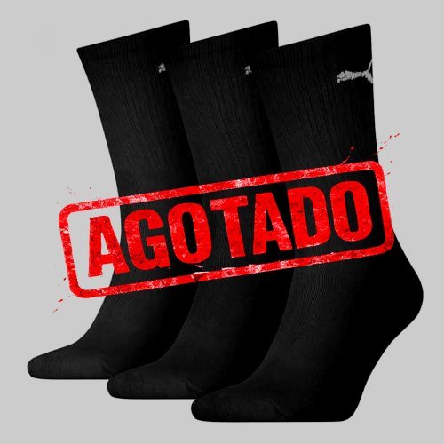 CALCETINES PUMA SPORT 3P NEGROS