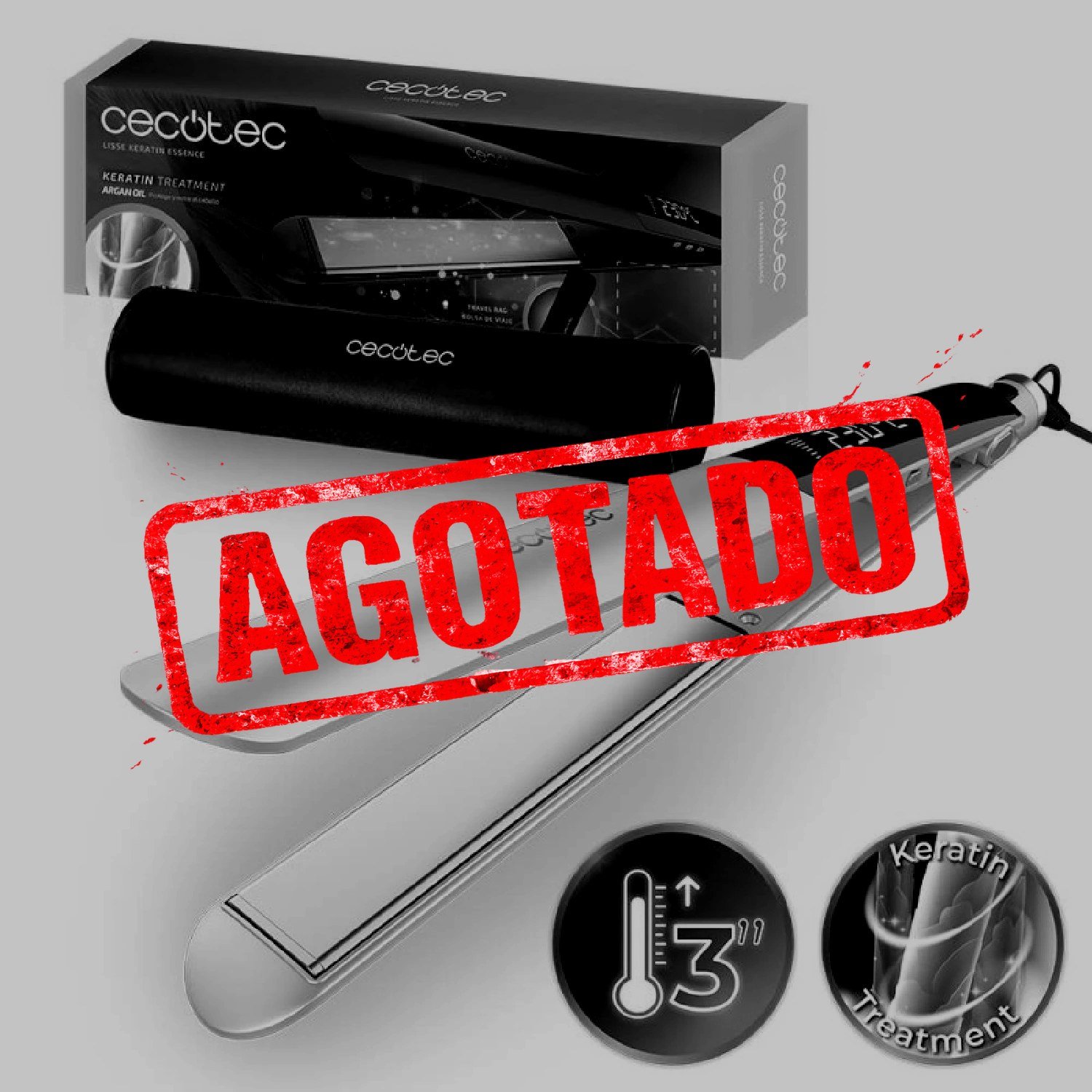 PLANCHA DE PELO CECOTEC LISSE KERATIN