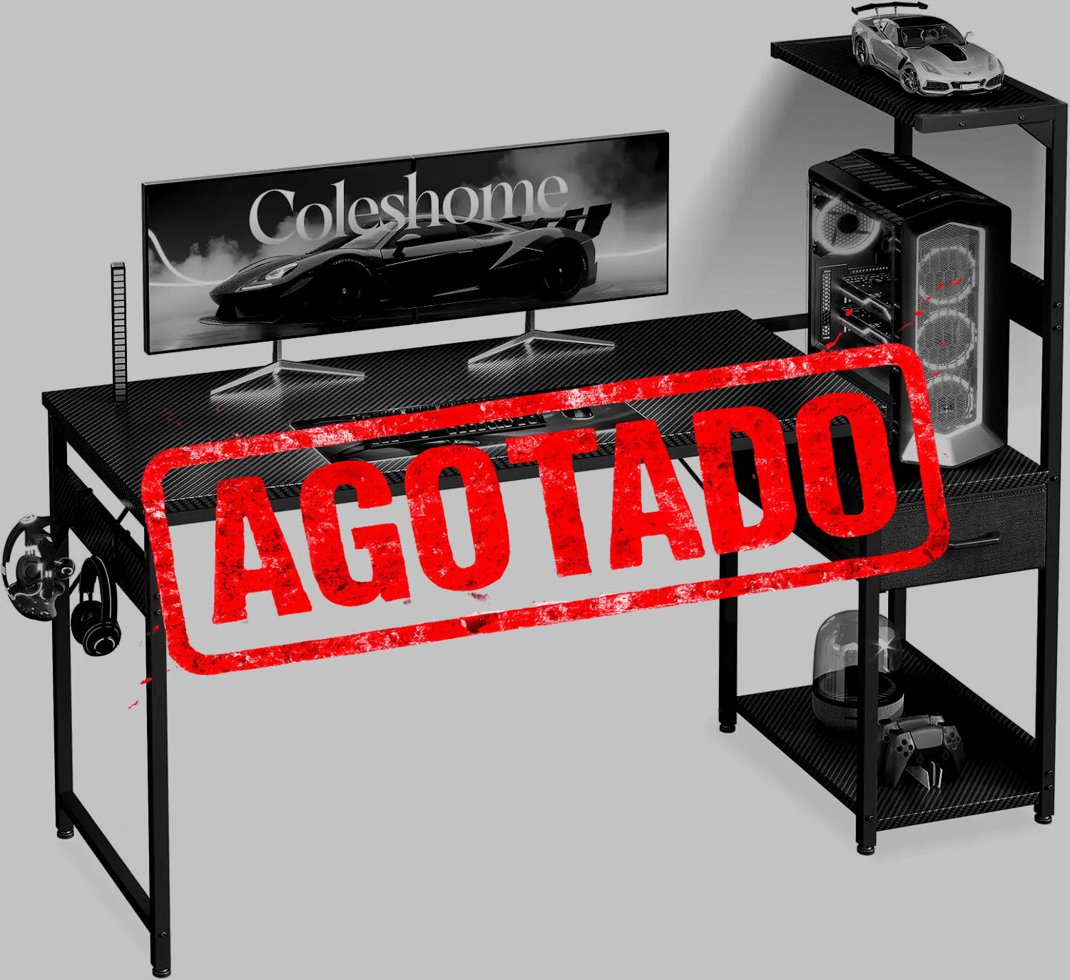 MESA DE JUEGO COLESHOME CON LUCES LED