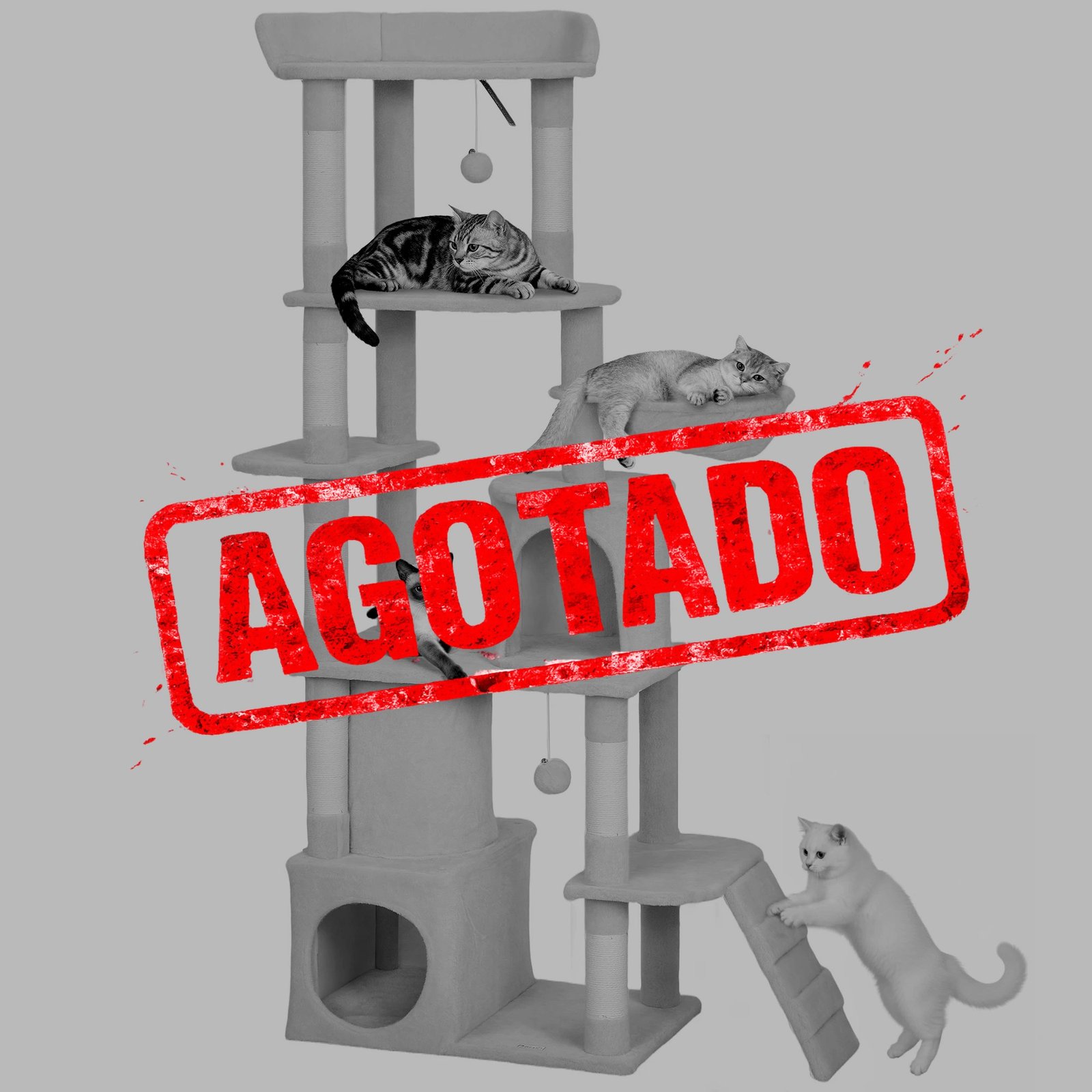 PAWHUT ÁRBOL RASCADOR PARA GATOS