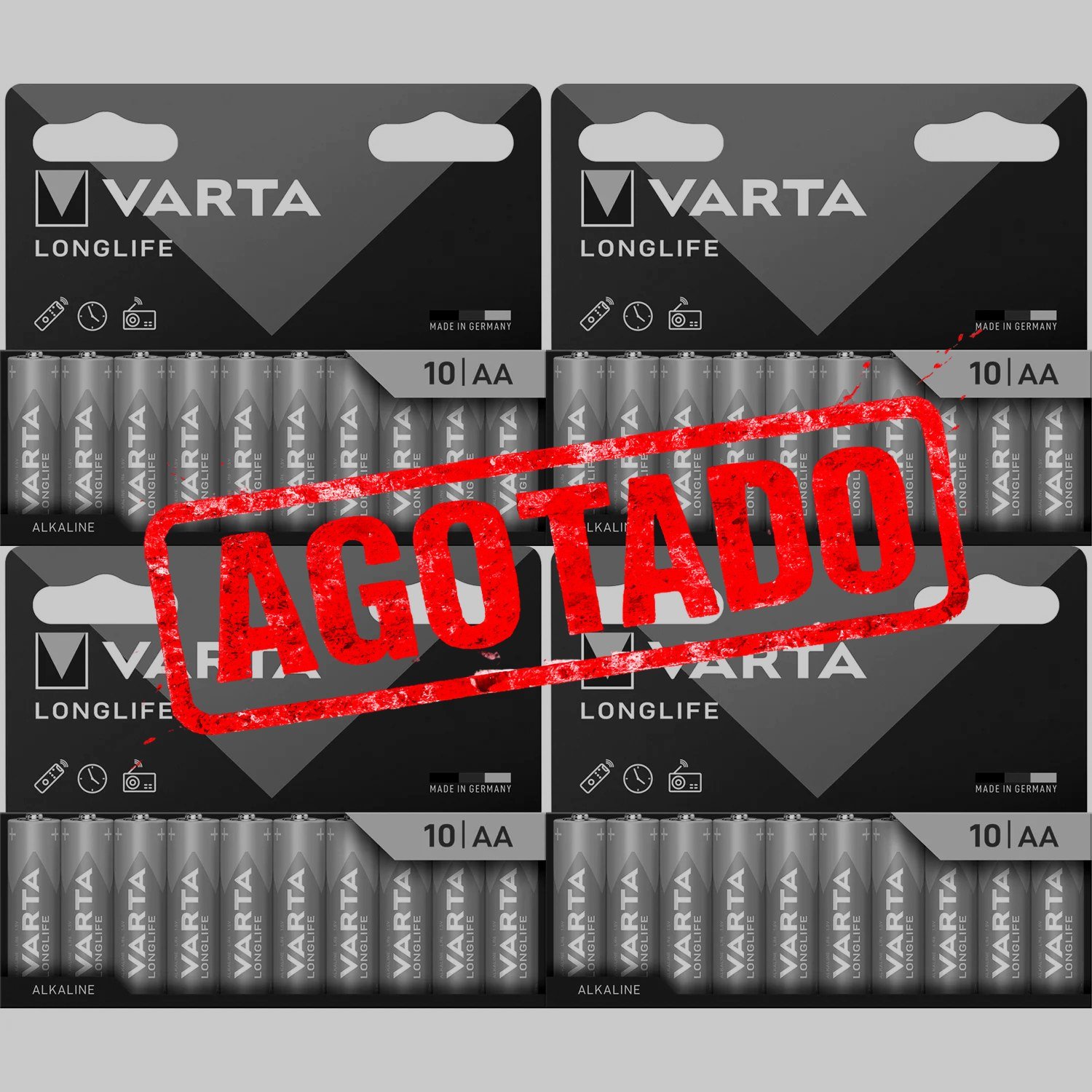 VARTA PILAS AA ALCALINAS ULTRA LARGA DURACIÓN