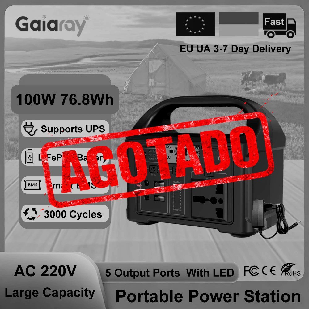 ESTACIÓN DE ENERGÍA PORTÁTIL GAIARAY