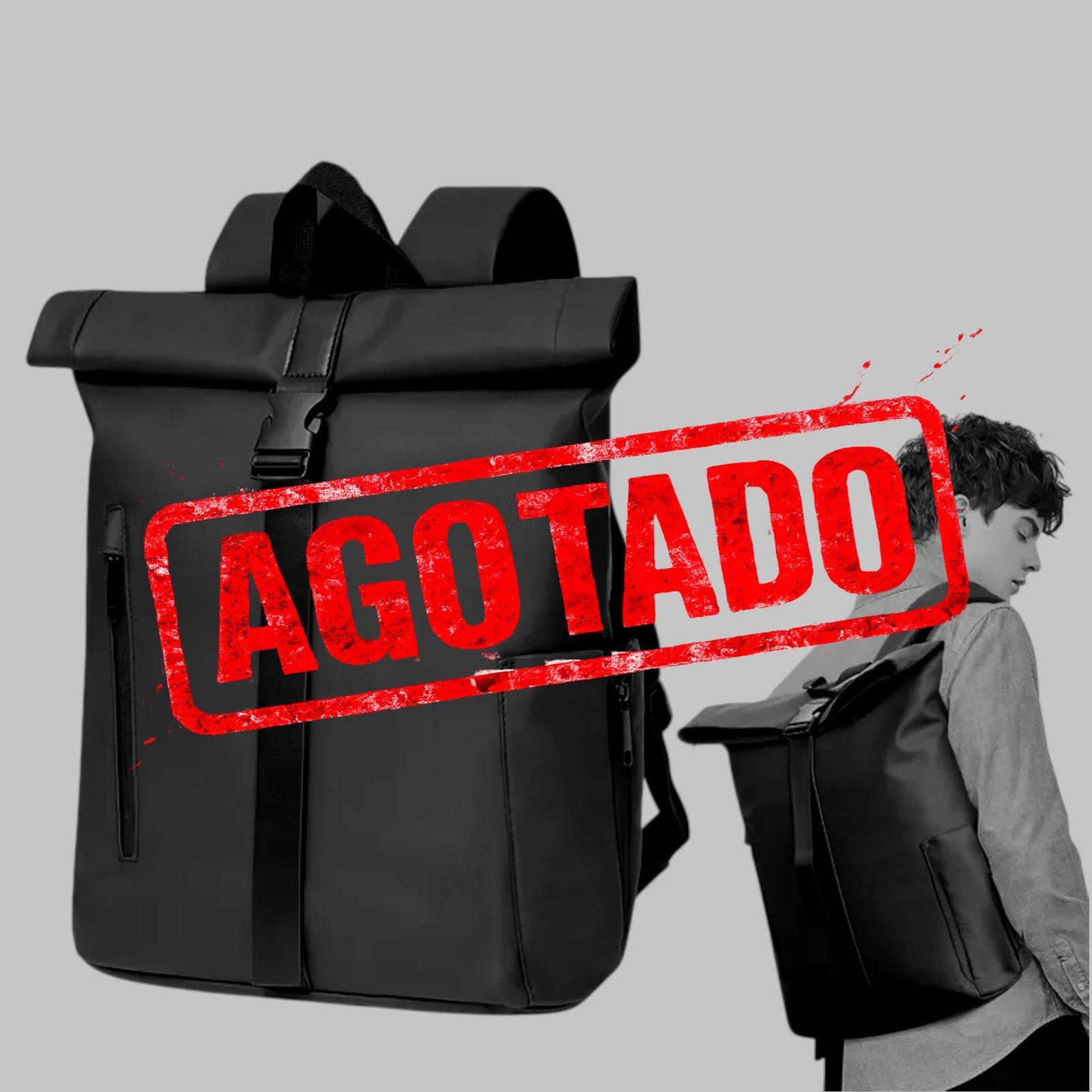 MOCHILA ENROLLABLE IMPERMEABLE 15.6 PULGADAS