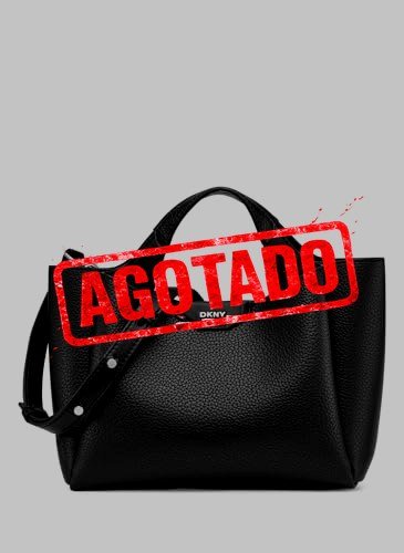 DKNY WILLA - MINI BOLSO NEGRO/PLATEADO