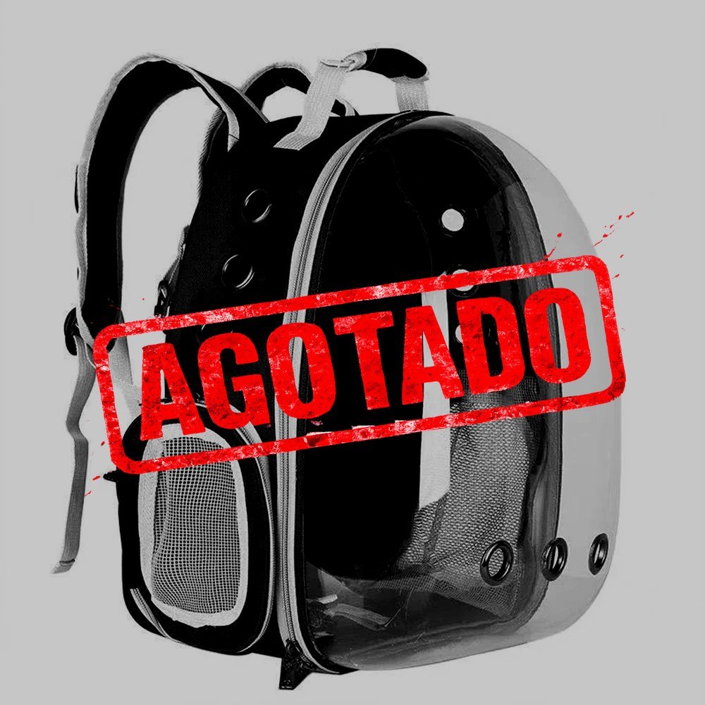 PROWALK MOCHILA TRANSPORTÍN TRANSLÚCIDA
