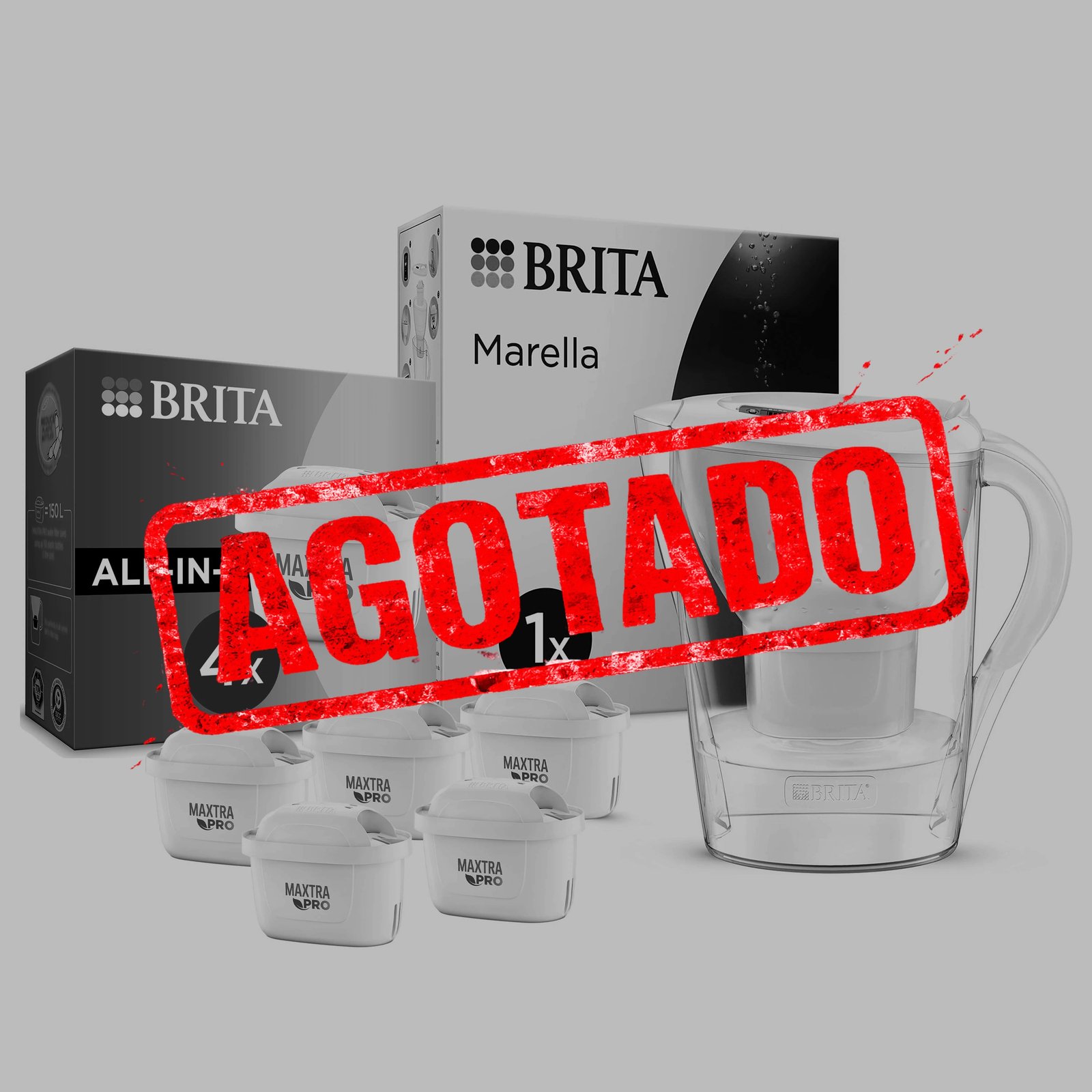 BRITA JARRA FILTRANTE CON 5 FILTROS MAXTRA PRO
