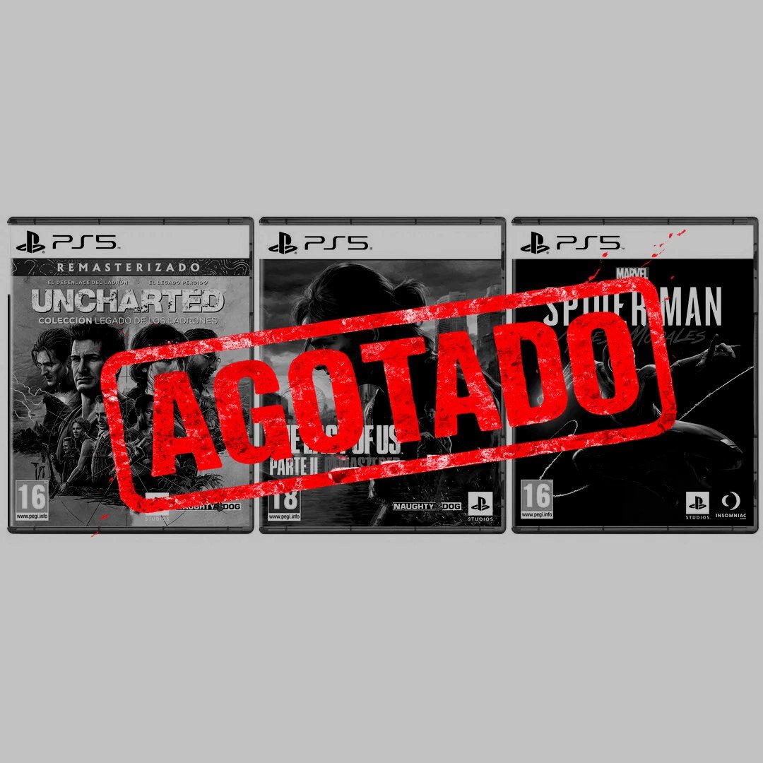 PACK JUEGOS PS5 UNCHARTED Y SPIDERMAN