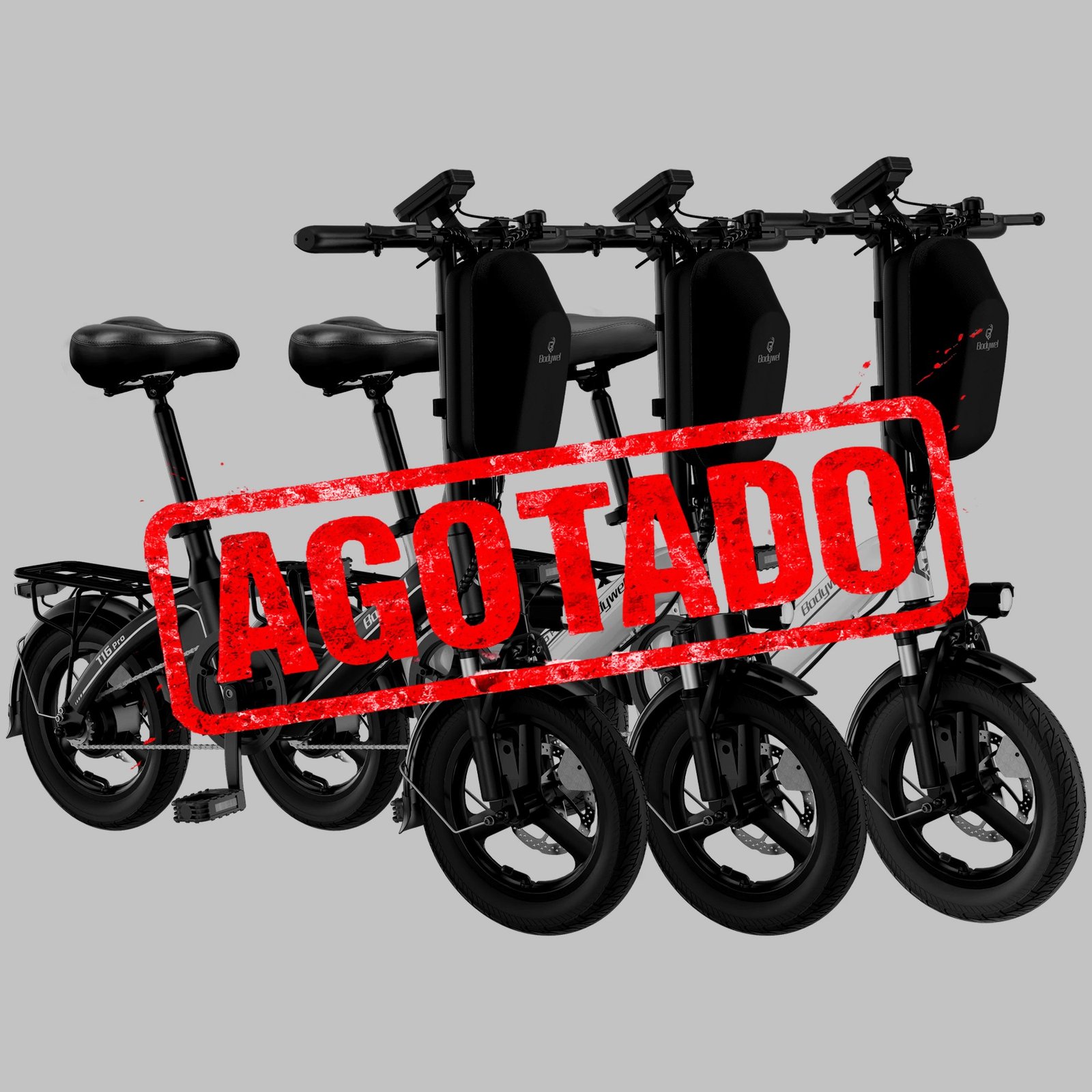 BICICLETA ELÉCTRICA PLEGABLE BODYWEL T16PRO