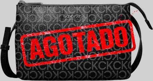 BOLSO BANDOLERA CK MUST NEGRO