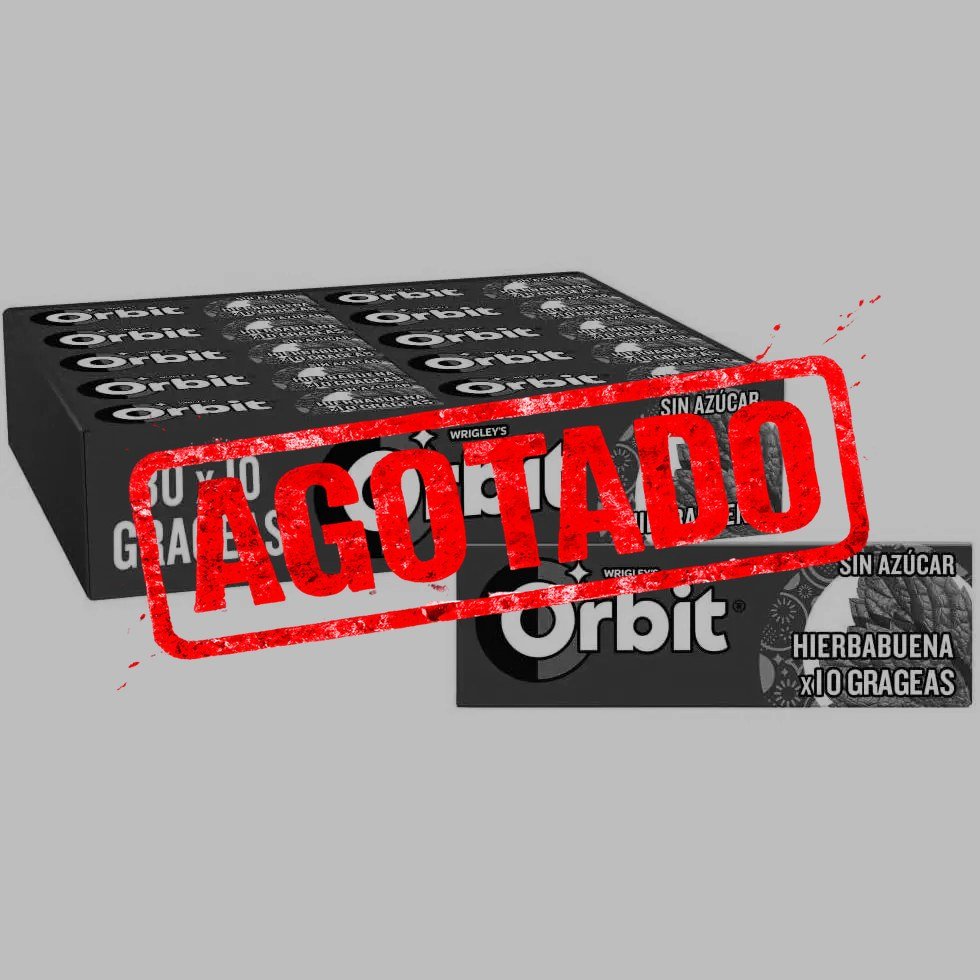 ORBIT CHICLES SIN AZÚCAR