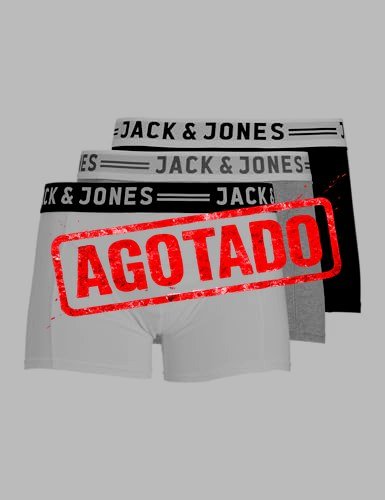 JACK & JONES TRUNKS 3-PACK GRIS