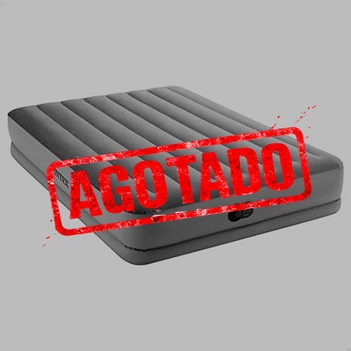 COLCHÓN HINCHABLE DOBLE CON BOMBA ELÉCTRICA