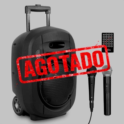 IBIZA PORTÁTIL 8"/400W CON MICRÓFONOS Y BLUETOOTH