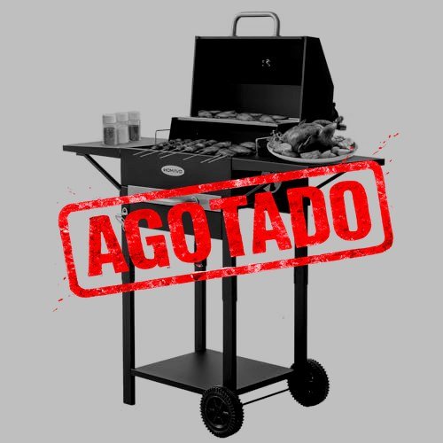 BARBACOA CARBÓN COMPACTA CON TAPA