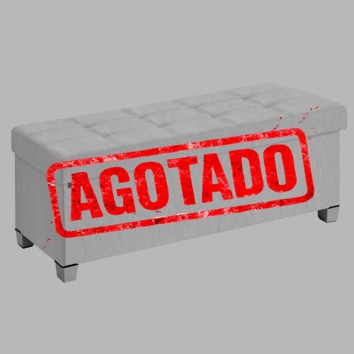 PUF BAÚL DE ALMACENAJE BLANCO CÁLIDO
