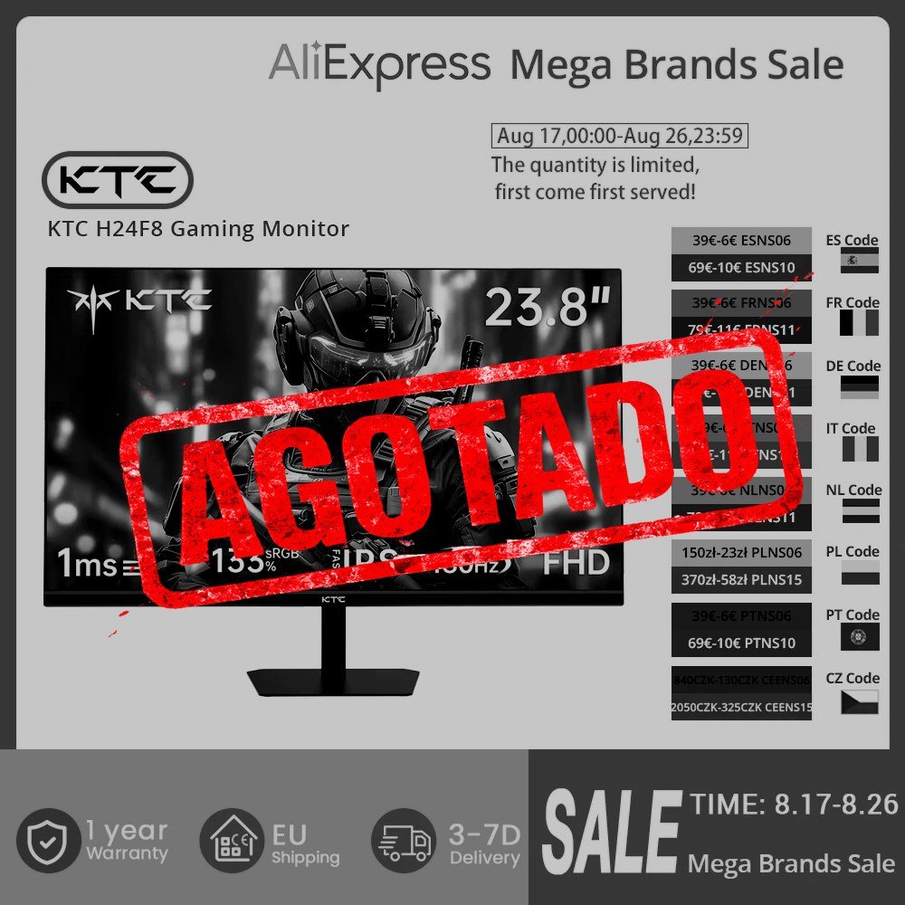 MONITOR KTC H24F8 23.8" 180HZ