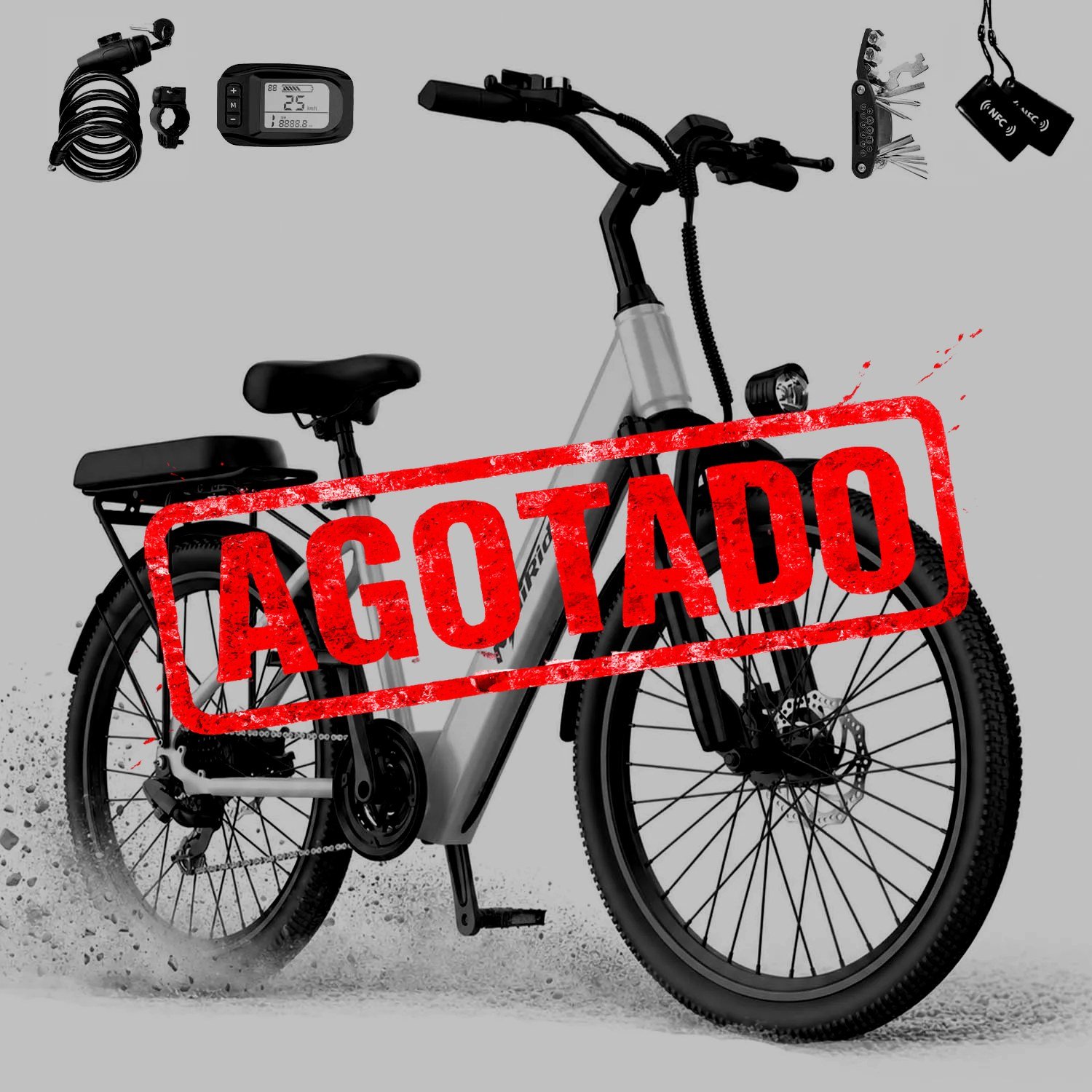 BICICLETA ELÉCTRICA Aairsk SU7 24"