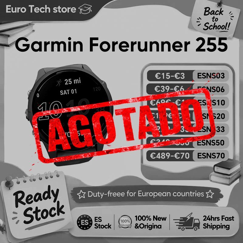 RELOJ INTELIGENTE GARMIN FORERUNNER 255