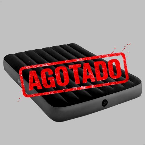 COLCHÓN HINCHABLE 2 PLAZAS CON BOMBA